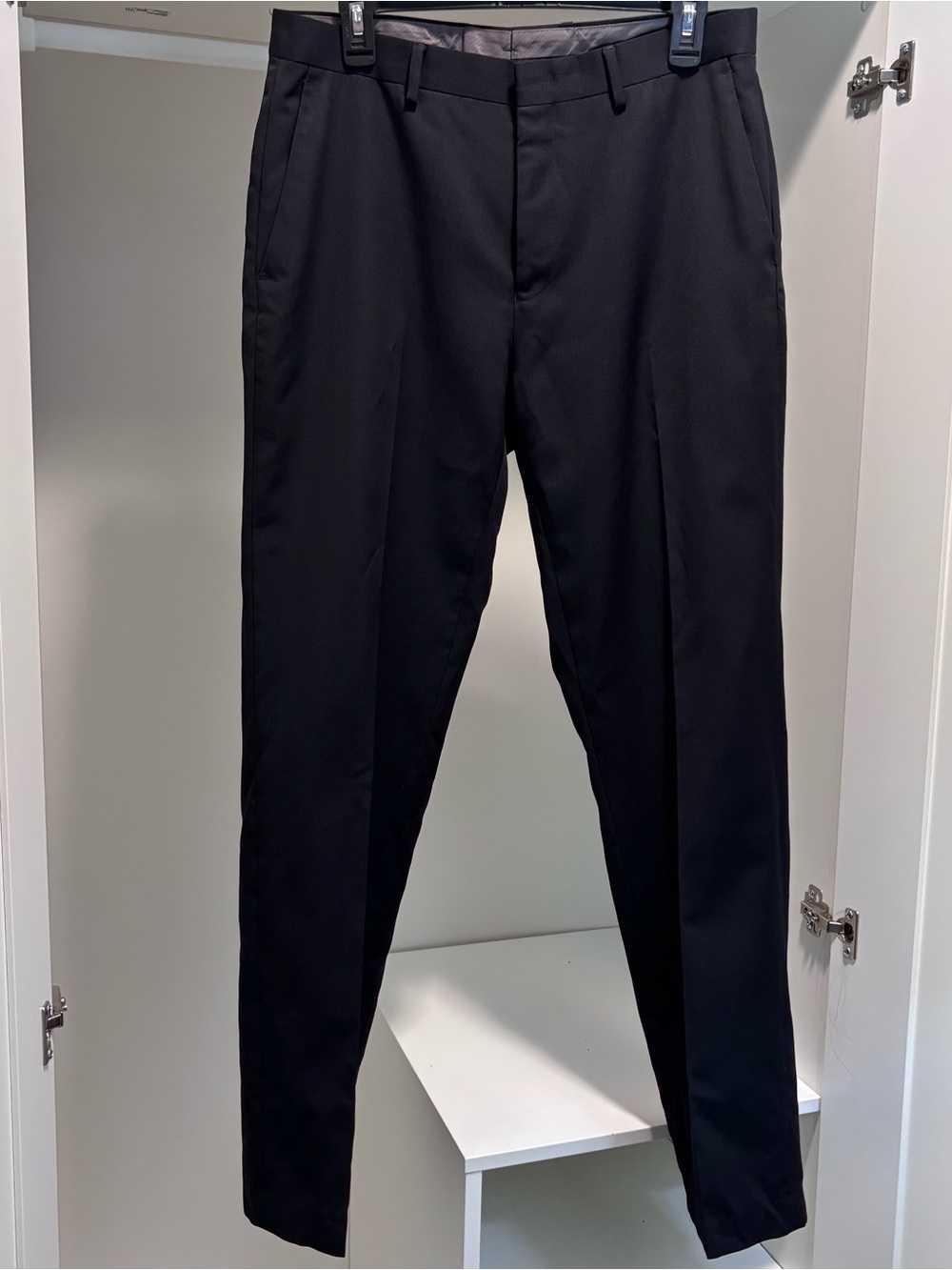 MICHAEL Michael Kors Black Tailored Dress Pants Wool Blend